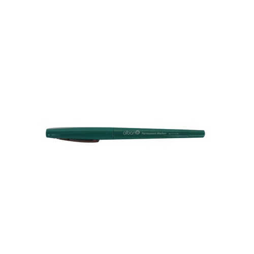 Marcador Permanente Medio Ponta Nylon Verde - 12 unidades