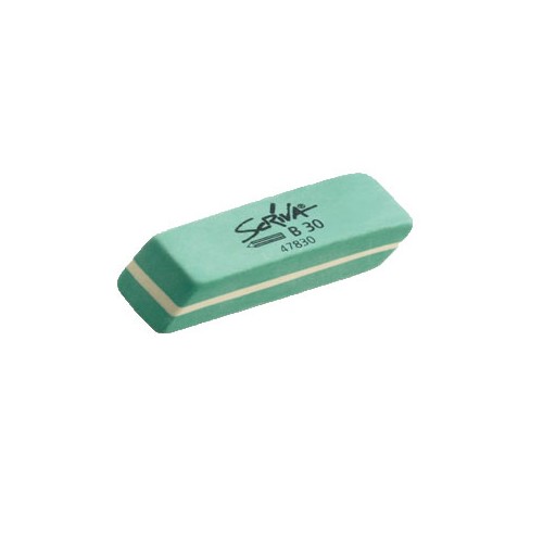 Borracha Lapis Verde Scriva (57x20x10) - 3 unidades