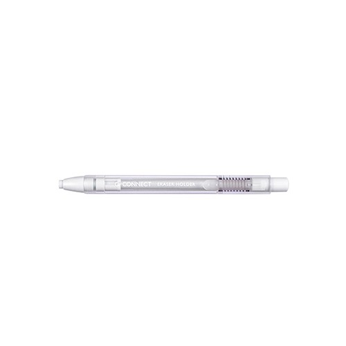 Borracha Tipo Caneta Connect Branco - 2 unidades