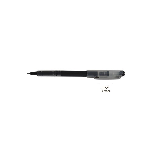 Marcador Needle Point Roller 0.3mm Preto - 50 unidades