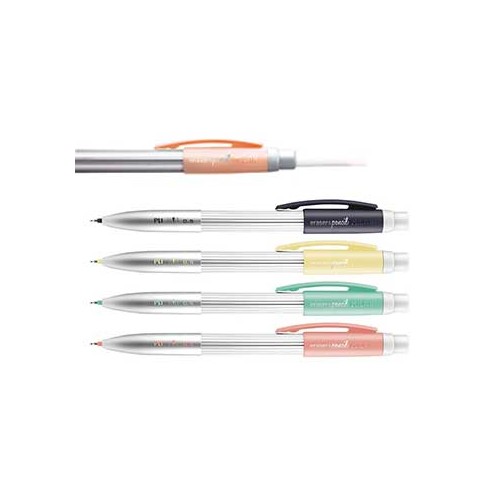Lapiseira 0,5mm Milan PL1 Silver - 2 unidades