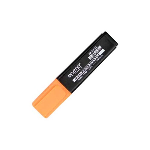 Marcador Fluorescente Epene EP10-0122 Laranja - 12 unidades