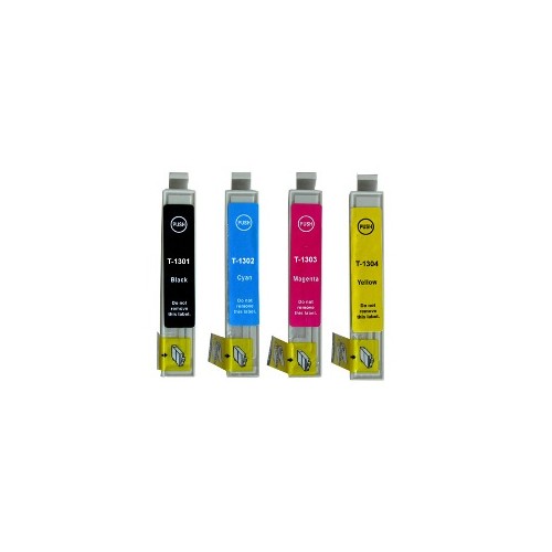 Pack de 4 Tinteiros para Epson T1301/2/3/4 (1 por cor)