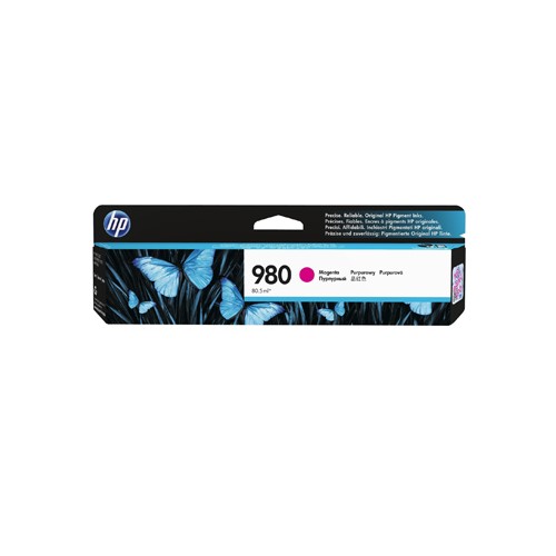 Tinteiro HP 980 Magenta D8J08A 80,5ml