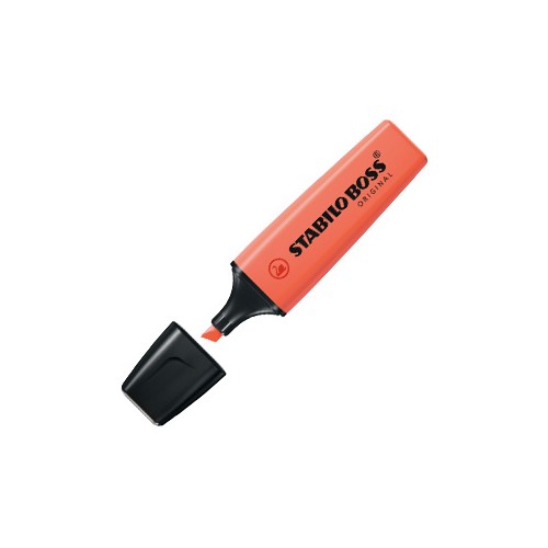 Marcador Fluorescente Stabilo Boss Pastel Coral 70 / 140 - 10 unidades