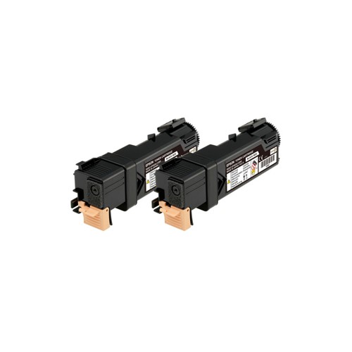 Pack de 2 Toners Compatíveis p/ Epson C13S050631 Preto