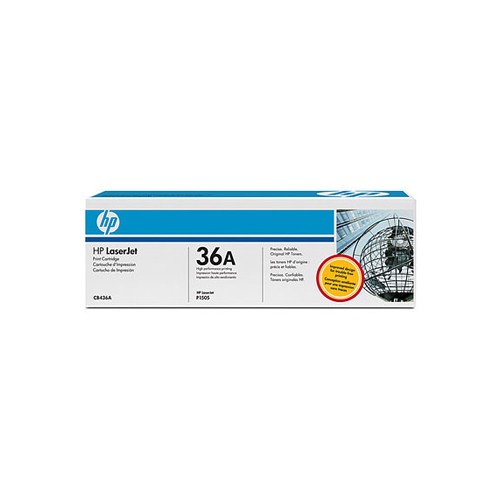 Toner HP 36A Preto CB436A