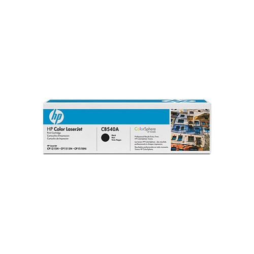 Toner HP 125A Preto CB540A
