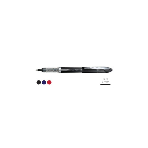 Marcador Uniball VISION ELITE UB205 0,5mm Preto - Cx 12 unidades