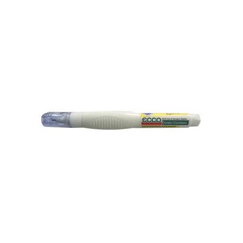 Corretor Caneta Ecco Ponta Metal Roller 7ml - 2 unidades