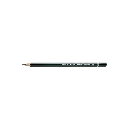 Lapis Grafite 2B Lyra Rembrandt Art Design - 12 unidades
