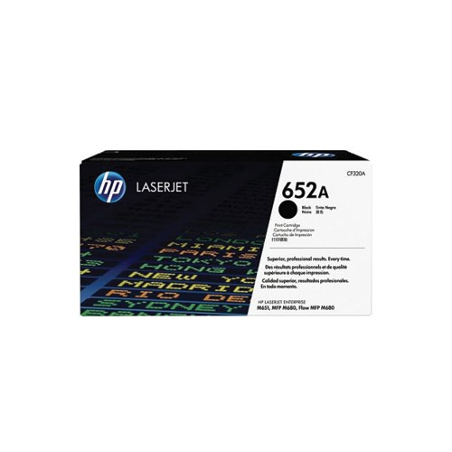 Toner HP 652A Preto CF320A