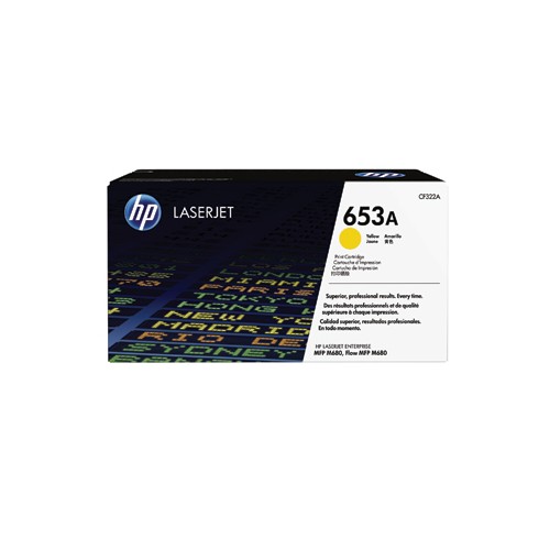 Toner HP 653A Amarelo CF322A