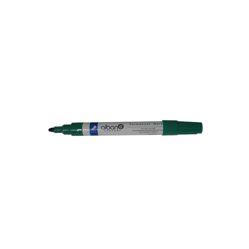 Marcador Permanente Grosso Vermelho 2mm Alban AC1079-03  - 2 unidades