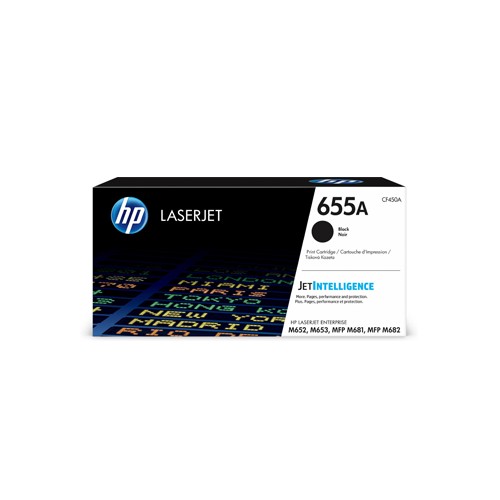 Toner HP 655A Preto CF450A
