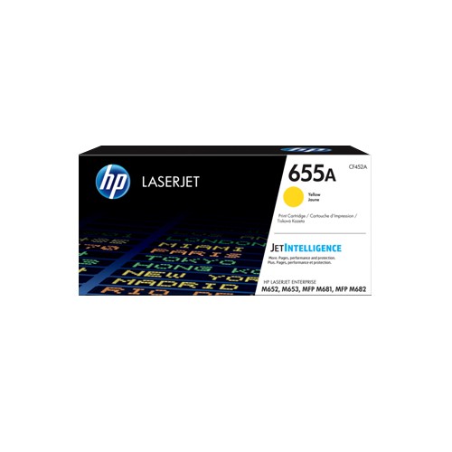 Toner HP 655A Amarelo CF452A