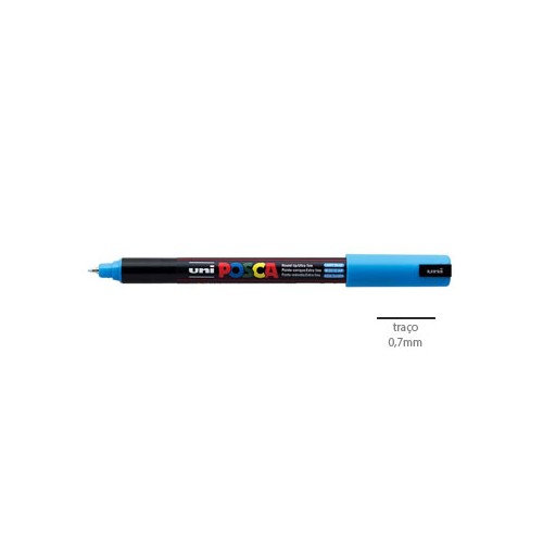 Marcador Uniball Posca PC1MR 0,7mm Preto 1un.