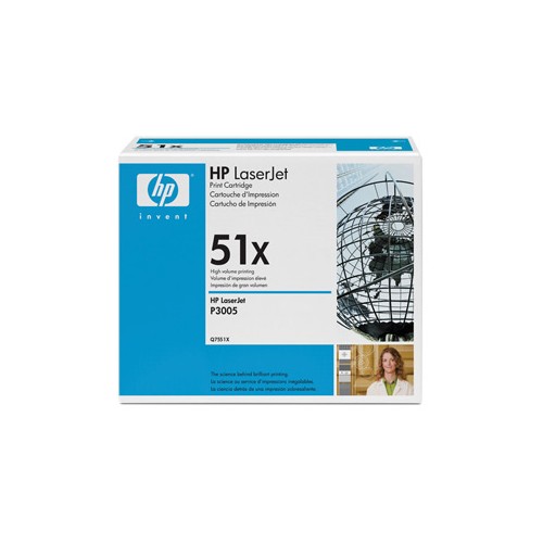 Toner HP 51X Preto Q7551X