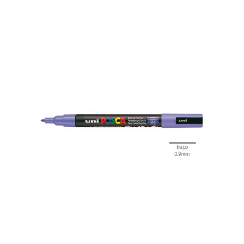 Marcador Uniball Posca PC3M 0,9mm Lila