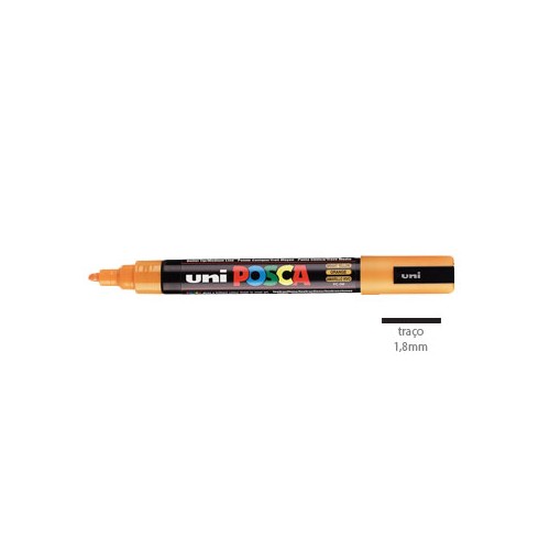 Marcador Uniball Posca PC5M 1,8mm Amarelo brilhante