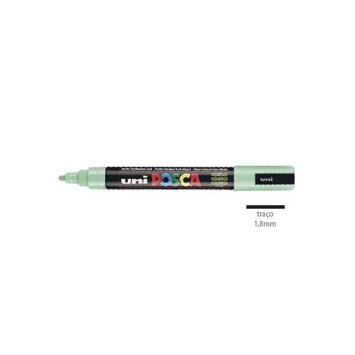 Marcador Uniball Posca PC5M 1,8mm Verde Claro
