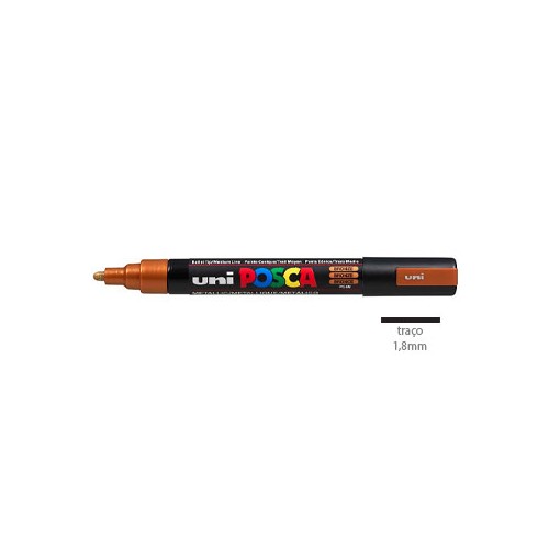 Marcador Uniball Posca PC5M 1,8mm Bronze