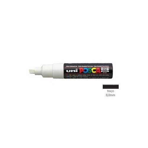 Marcador Uniball Posca PC-8K 8,0mm Branco