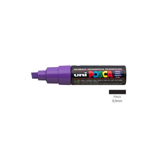 Marcador Uniball Posca PC-8K 8,0mm Violeta