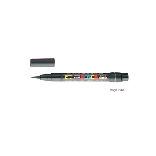 Marcador Uniball Posca PCF-350 1-10mm Preto (24) 1un