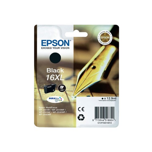 Tinteiro Epson 16XL Preto C13T16314010 12,9ml