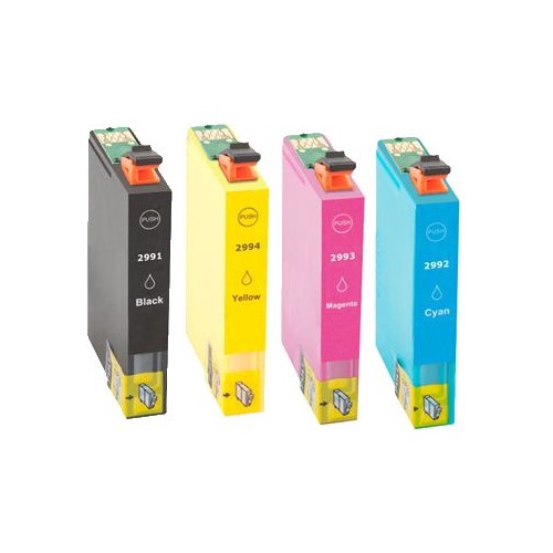 Pack de tinteiros compatíveis para Epson 29XL 4 Cores C13T29964010