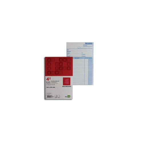 Blocos Impressos-Proposta de Encomenda- 155x215mm c / Duplica - 5 unidades