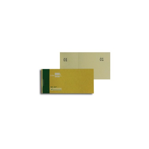 Blocos Impressos-Taloes Numerados-Pack 20un Amarelo