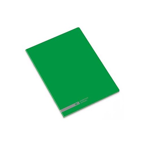 Caderno Agrafado Ambar School A4 Pautado 70gr 48Fls Verde - 3 unidades