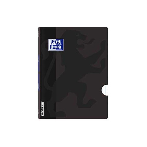 Caderno Agrafado A4 Oxford Openflex Pautado 90gr 48Fls Preto - 2 unidades