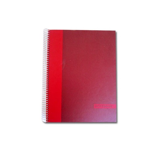 Caderno Espiral NoteBook A4 Quadri.Capa Dura 150 Folhas 70g - 5 unidades