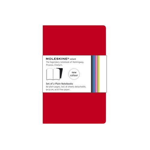 Volant de Bolso Liso Moleskine Vermelho - Pack 2 unidades
