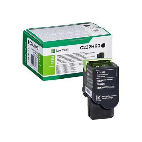 Toner Lexmark C232HK0 Preto Alta Capacidade (0C232HK0)